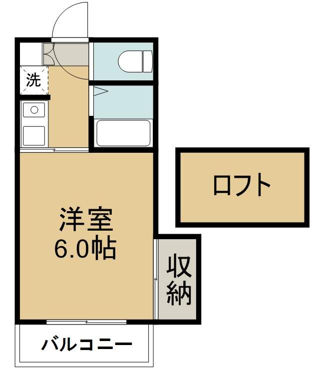 プリマベーラ 202号室 間取り