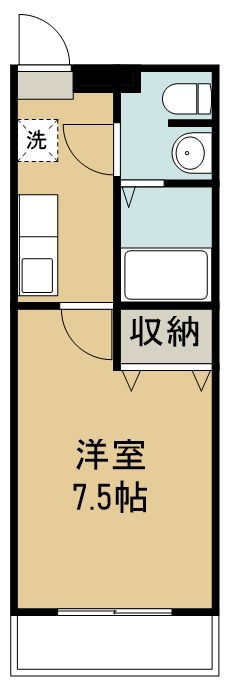 リングフィールド連坊駅前Ⅱ 間取り図