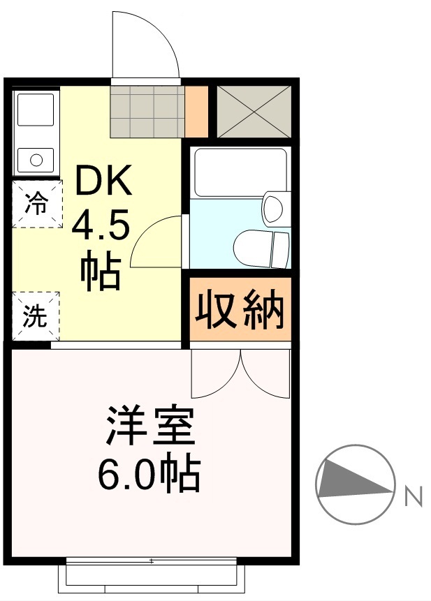 メゾン落合 間取り図