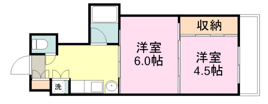 アルデール南鍛冶町 間取り図