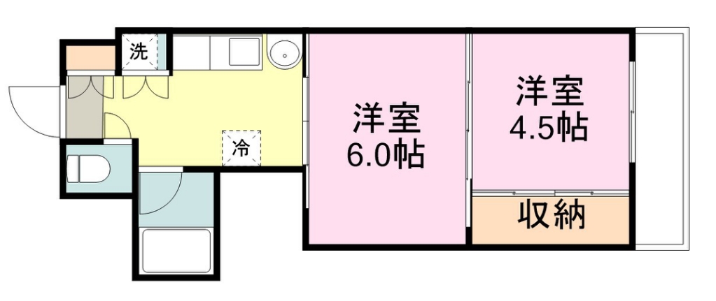 アルデール南鍛冶町 間取り図