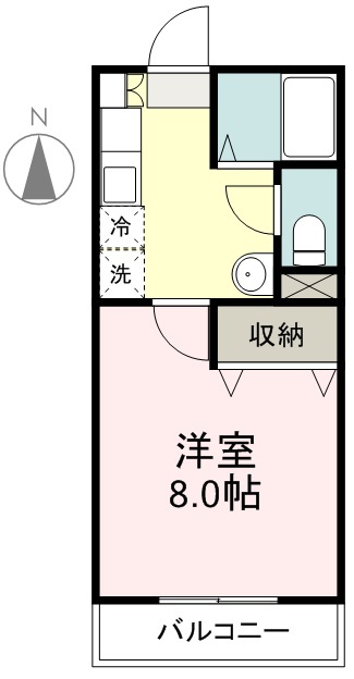 ノーブル上杉 間取り図