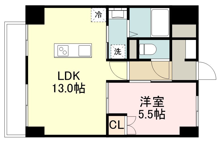ＬＵＡＮＡ・ＡＩＲ・ＲＥＳＩＤＥＮＣＥ長町 間取り図