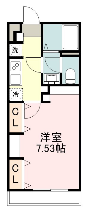 リュクス錦町 間取り図