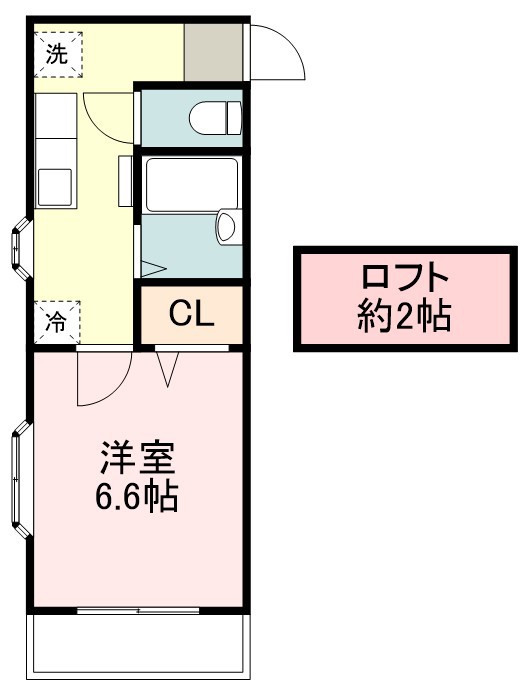 ハーレーヒルズⅢ 205号室 間取り