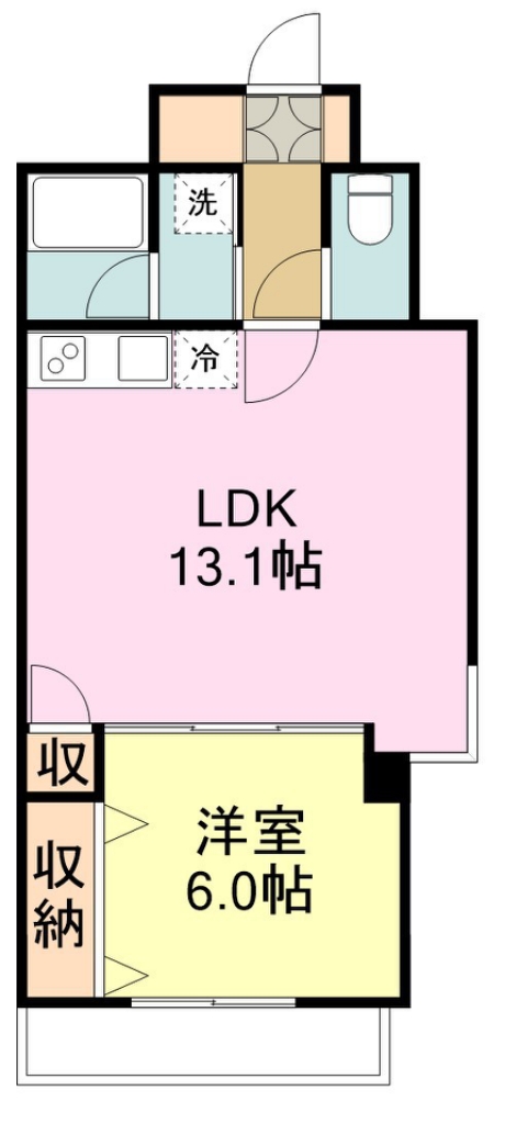 ロイヤルヒルズ上杉Ⅱ 間取り図