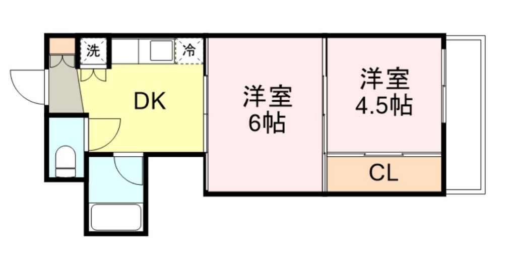 シャングリラ福沢 間取り図