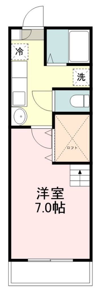 コーポ阿部 間取り図
