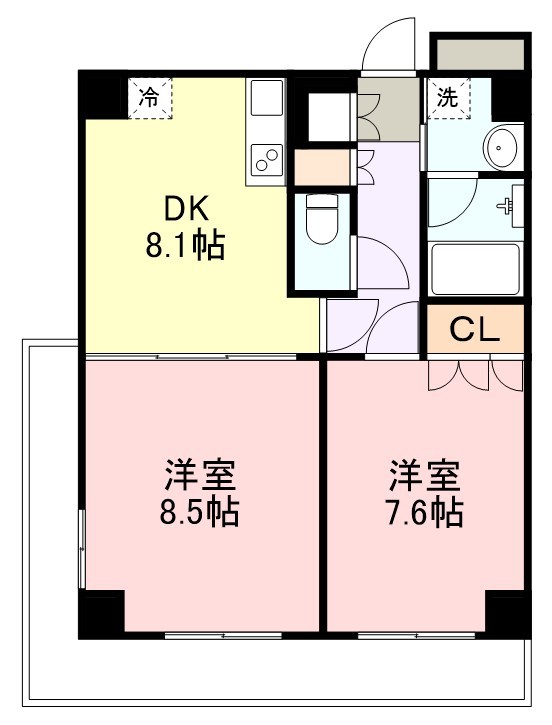 レジデンス仙台駅東 間取り図
