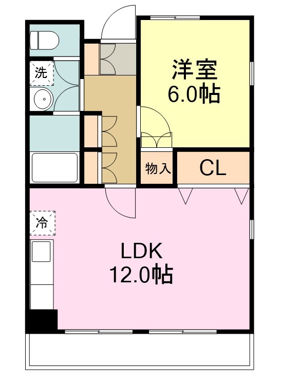 メゾンブランシュ１号館 間取り図