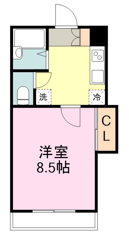 メゾンブランシュ２号館 間取り図