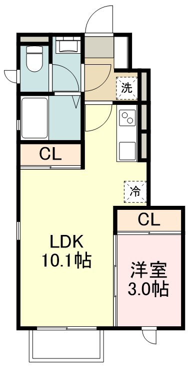 デザインメゾン市立病院前 間取り図
