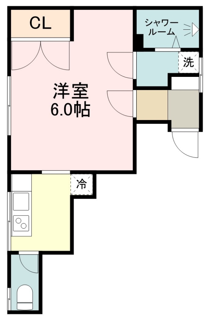 千葉アパート 102号室 間取り