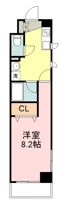 ゼルコウバ中山ハイツ花京院 間取り図