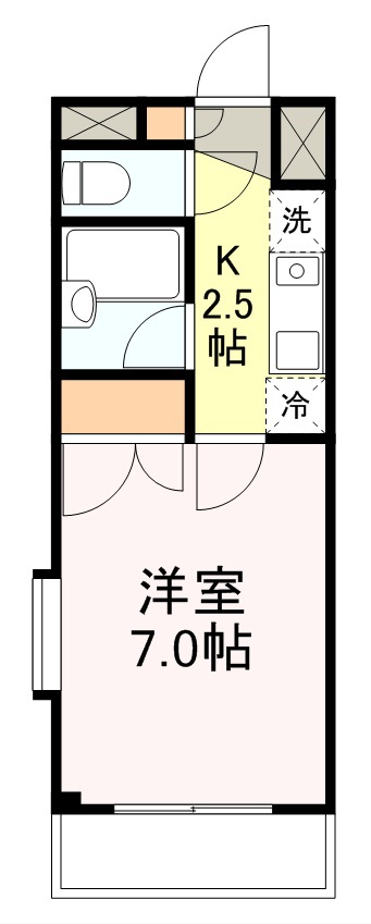 リエス台原 間取り図