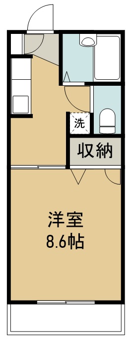 プチメゾン 205号室 間取り