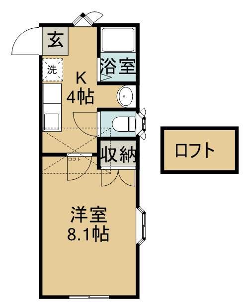 ホワイトキャッスル保春院前Ⅱ 103号室 間取り
