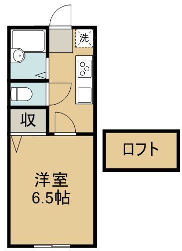 サニーライフ苦竹 108号室 間取り