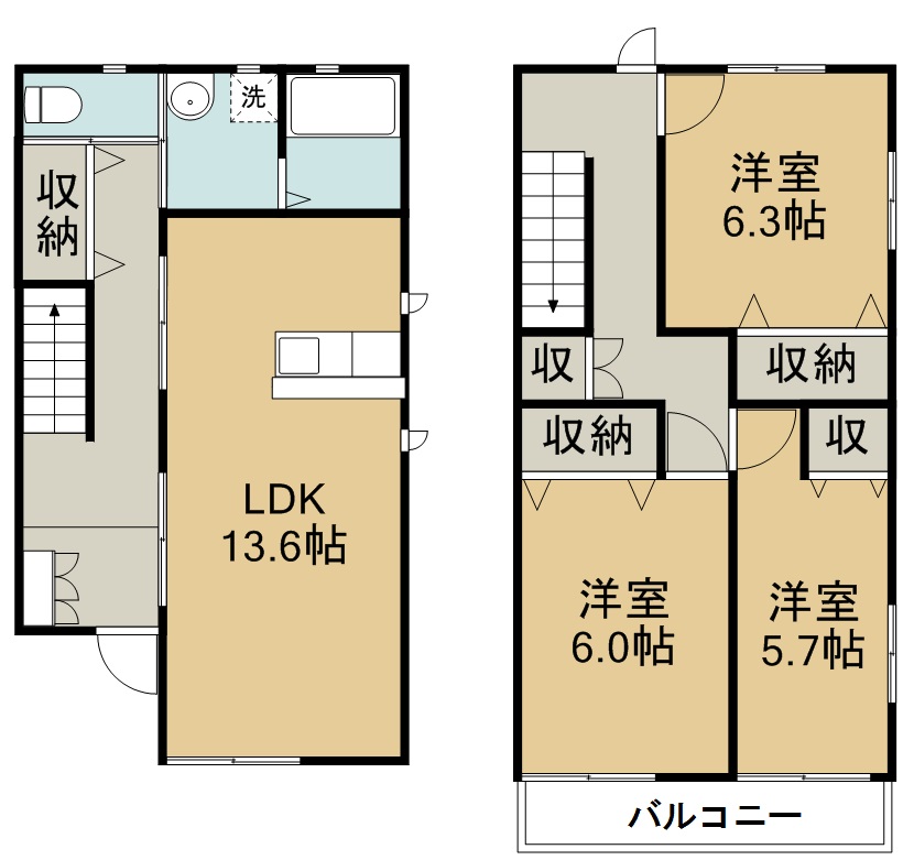 ファーム南小泉 間取り図
