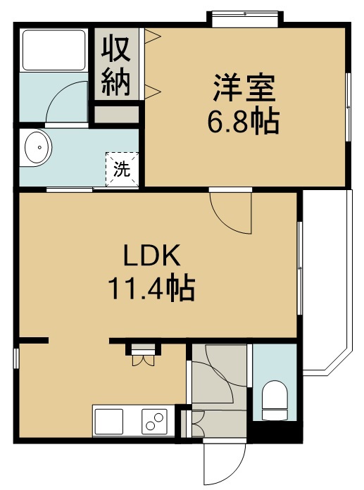 Ｃａｄｏｇアイリス 間取り図