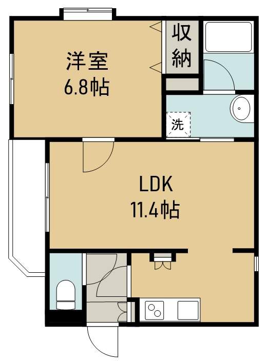 Ｃａｄｏｇアイリス 間取り図