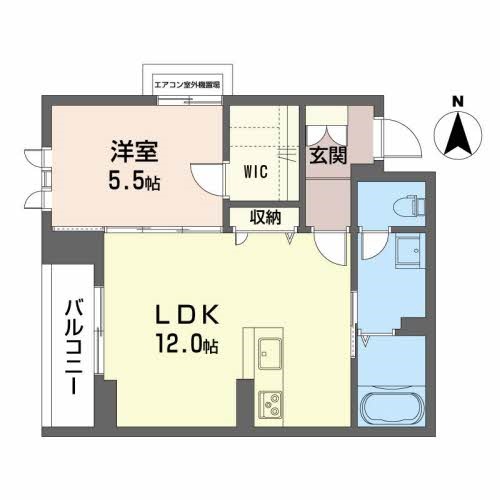 エスポワール宮千代 間取り図