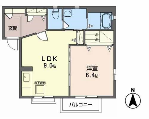 カインド栄 間取り図