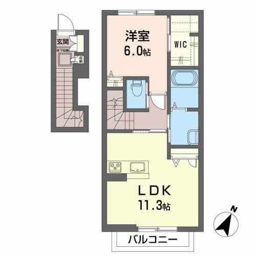 トラストＭ３ 間取り図