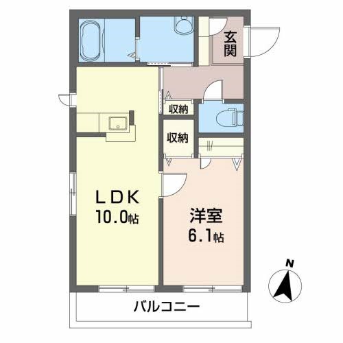 ビエナ弓の町 間取り図