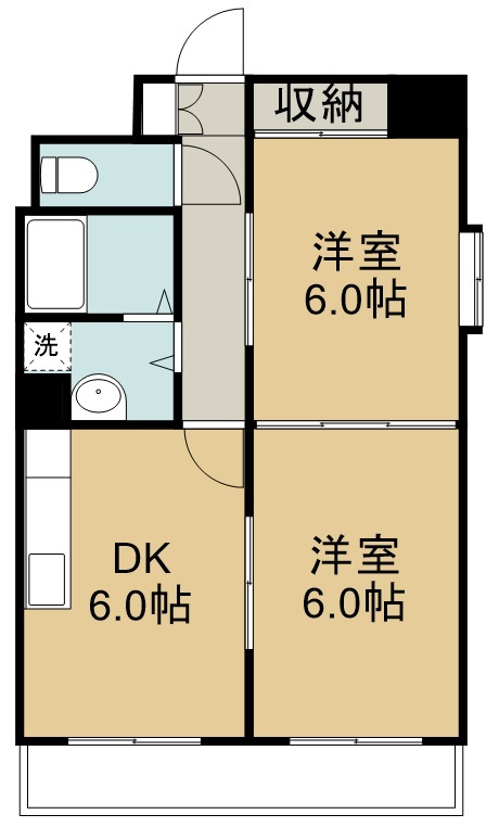 ベルソーレ木ノ下 901号室 間取り