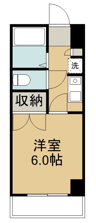 ＴＳ五輪ビル 608号室 間取り
