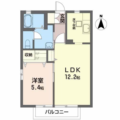 メゾン花巧房Ｄ 間取り図