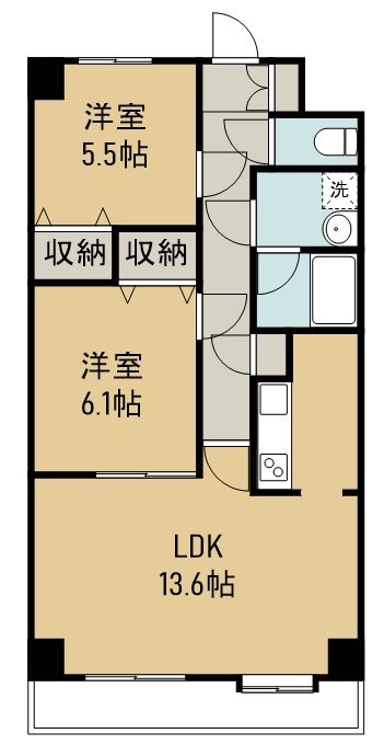 ホクレア仙台 間取り図