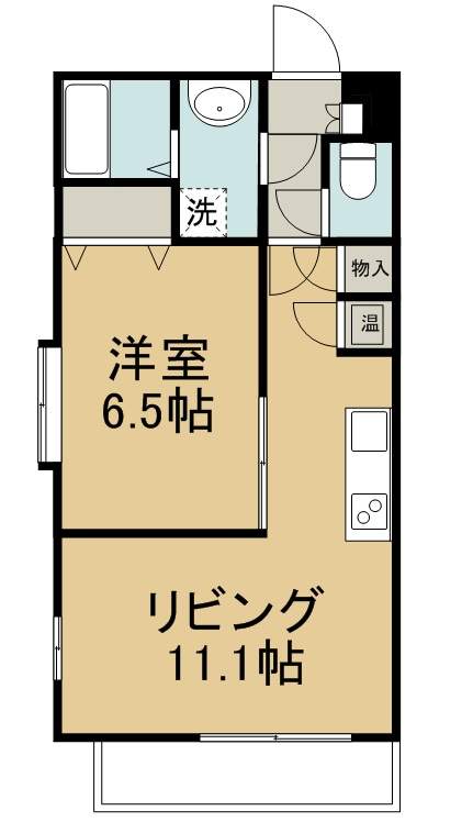 Ｃａｓａ　Ｔｕｔｔｉ 301号室 間取り