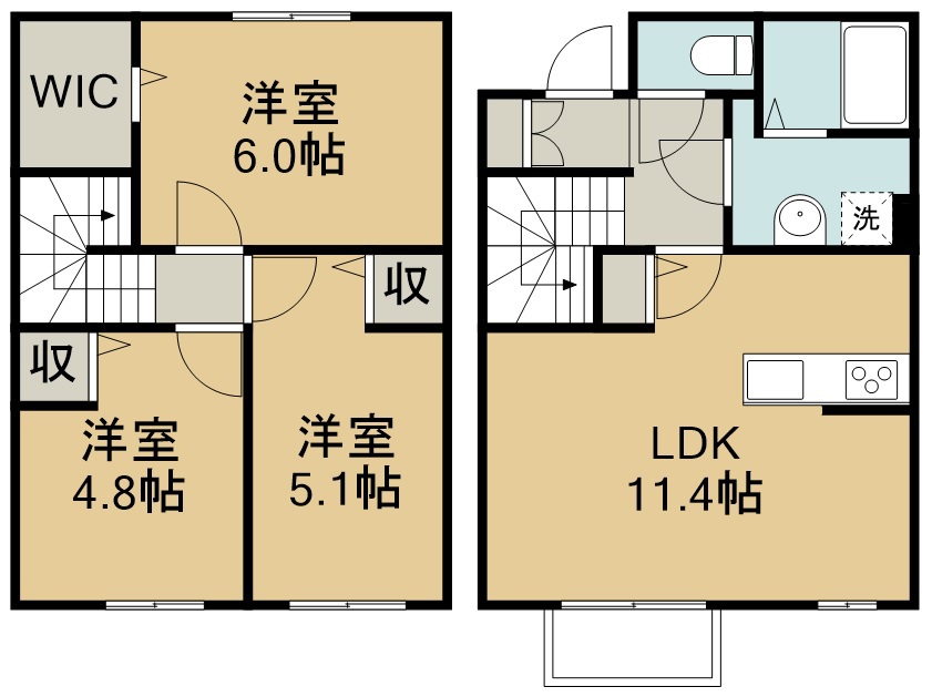 アイリ―コート南小泉 間取り図