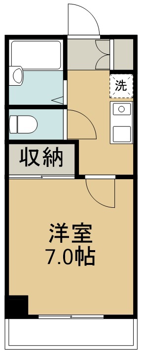 オークプラザ若林 間取り図