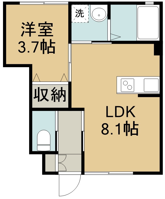 エクシリア原町Ⅰ 間取り図