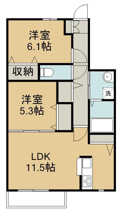 プリメゾンⅠ 間取り図
