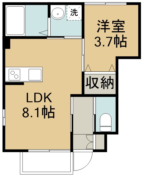 エクシリア原町Ⅱ 間取り図