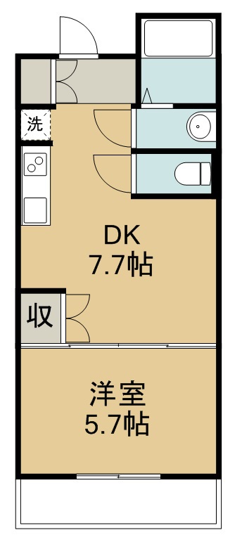 パンノワール榴岡 間取り図