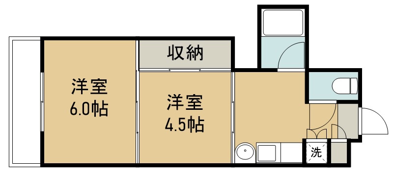 シャングリラ大和町 間取り図