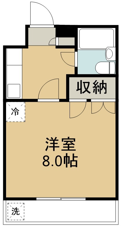 イーグルハイツ宮千代 間取り図