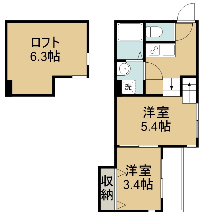 ピノヴィラージュ福住町 間取り図