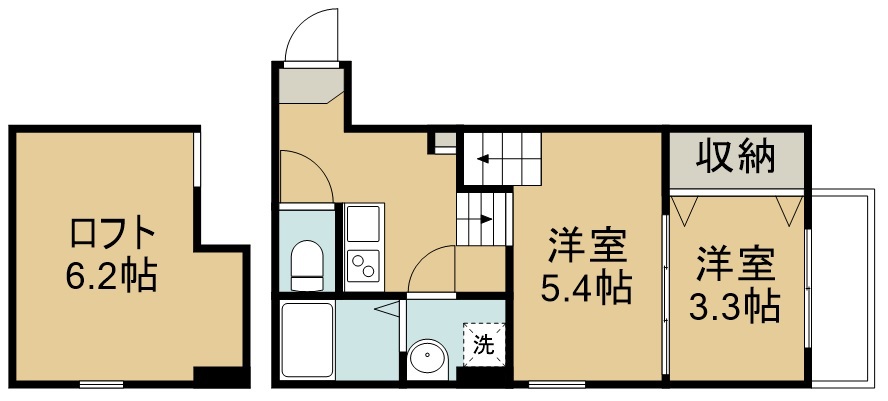 ピノヴィラージュ福住町 間取り図