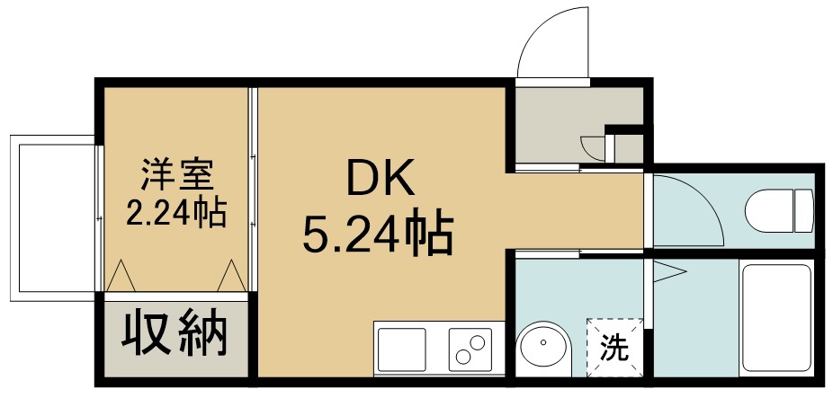 ラフィネ南小泉 間取り図