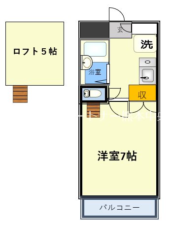 アップルハウス島崎 間取り