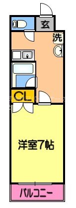 シティビル水前寺 間取り