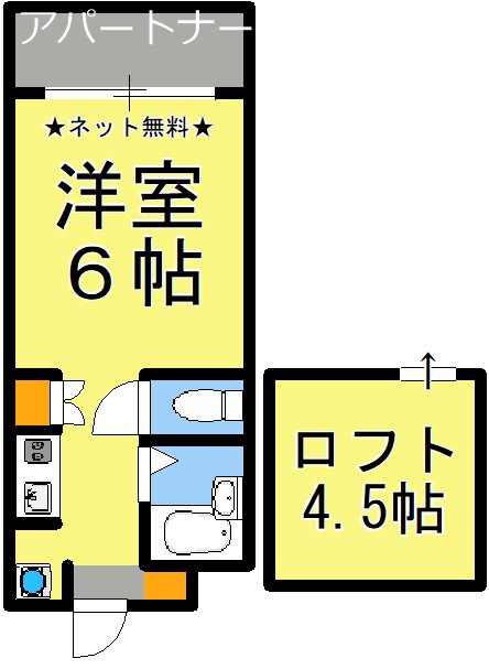 アップルハウス紫原Ⅰ 間取り