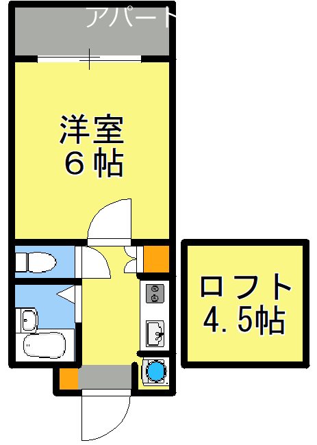 アップルハウス田上 間取り