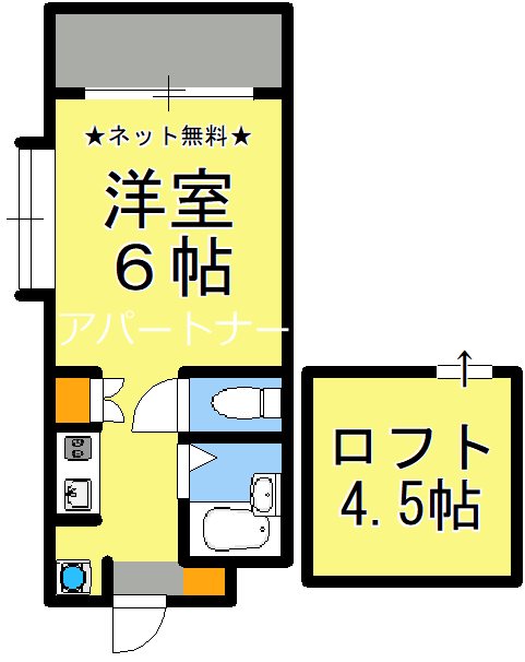 アップルハウス田上 間取り